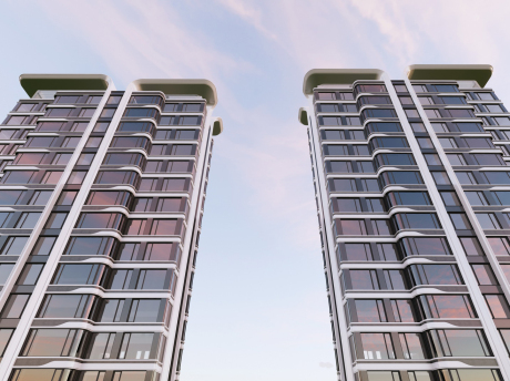 现代高层住宅SU模型