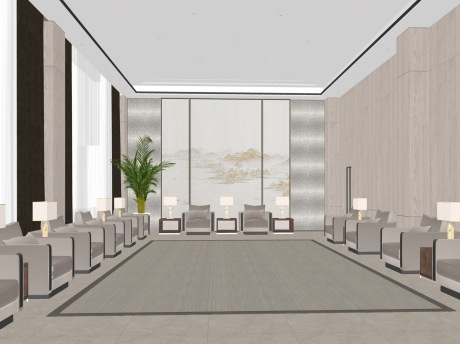 贵宾接待室SU模型