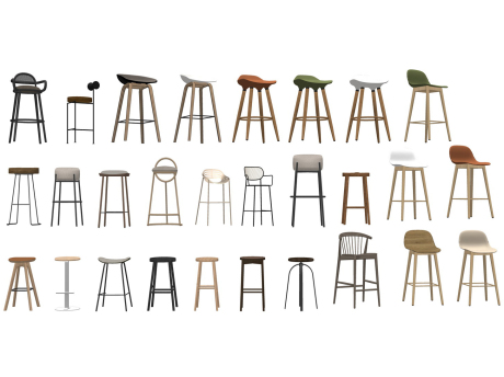 吧椅吧凳SU模型