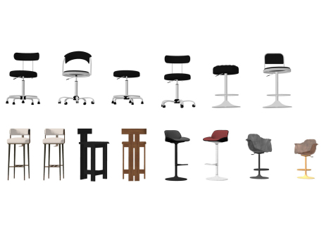 吧椅吧凳SU模型