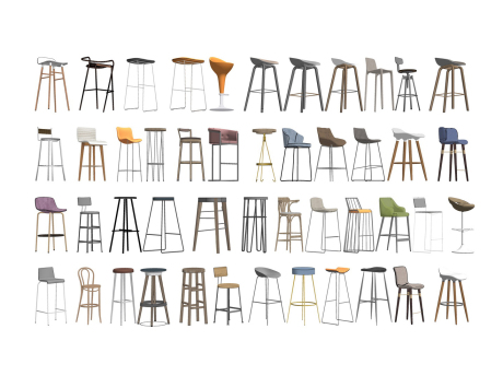 吧椅吧凳SU模型