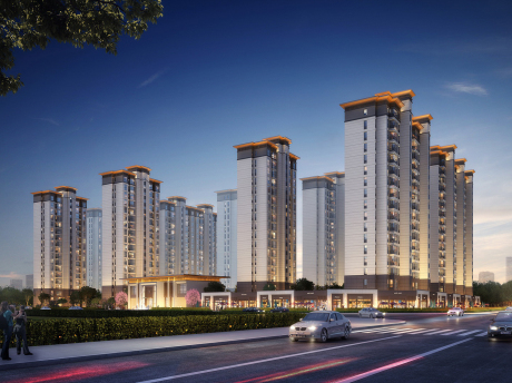 建业城新中式高层住宅SU模型