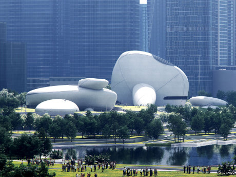 深圳湾文化广场SU模型