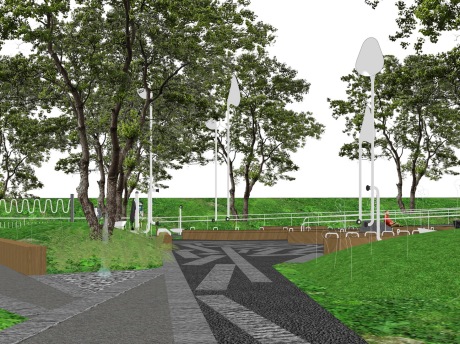 五感花园SU模型