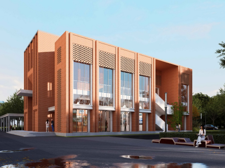 红砖校史馆SU模型