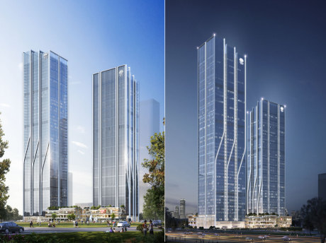 广州中铁建华南总部大厦SU模型