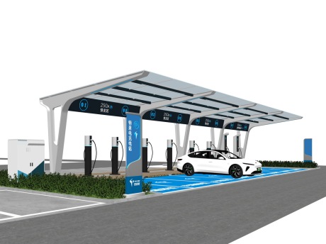 特来电充电站SU模型