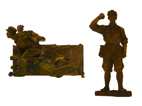 3D革命人物雕塑SU模型