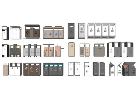 垃圾箱组合SU模型