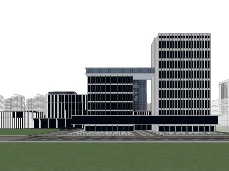 现代产业园SU模型