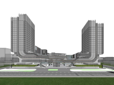 创新科技产业园SU模型