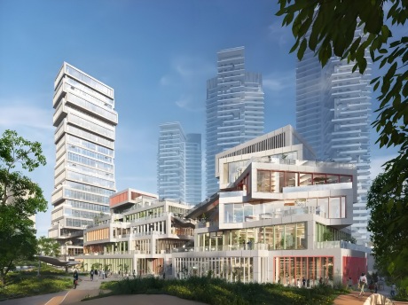 成都麓湖A17漫汀Creek购物中心SU模型