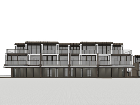 现代别墅SU模型