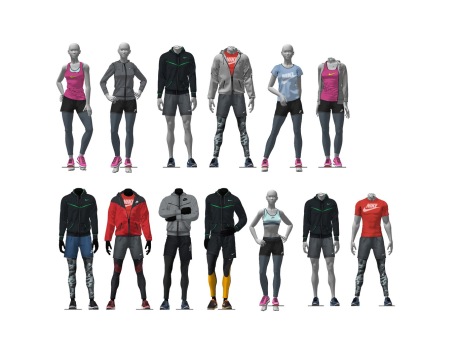 服装模特SU模型