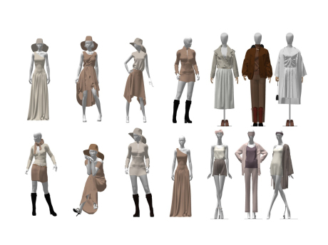 服装模特SU模型