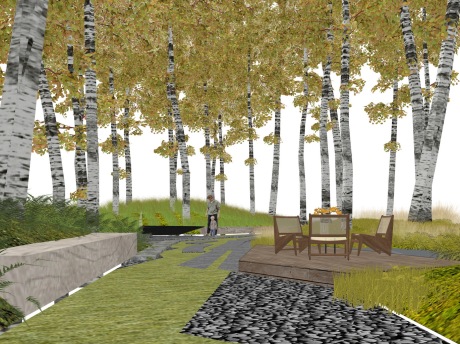 林下景观SU模型