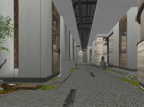 滇铺子餐厅SU模型