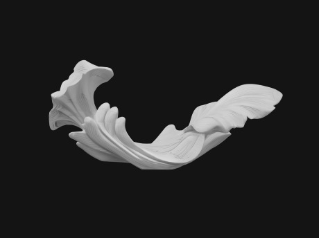 花瓣雕塑SU模型