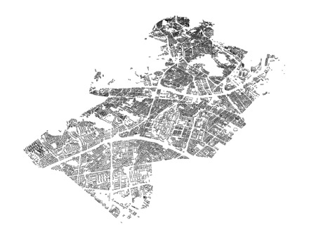 大连市沙河口区建筑模型SU模型