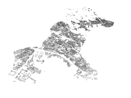 大连市西岗区建筑模型SU模型