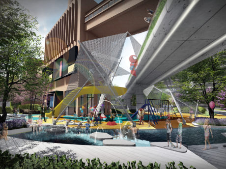 广州造纸厂红砖厂房改造SU模型