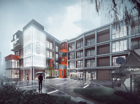 合肥金瑞宾馆改造SU模型