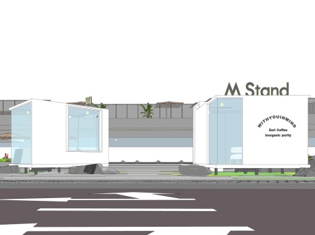 深圳南海意库商业街景观SU模型