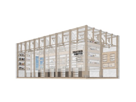 快闪商业空间SU模型