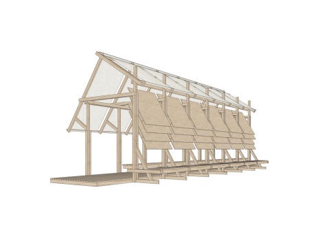 文创展台集市SU模型