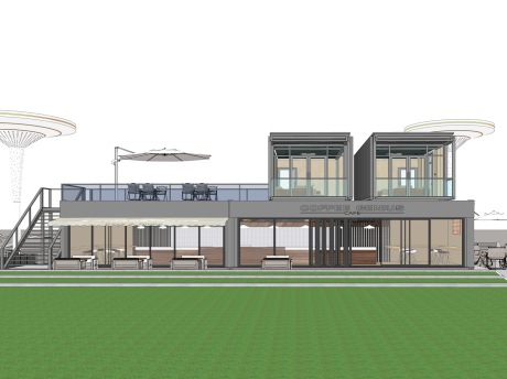 集装箱商业SU模型