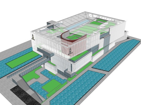 蠡湖未来城市展馆SU模型