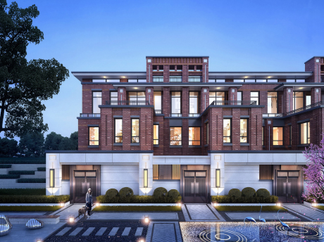 红砖别墅SU模型