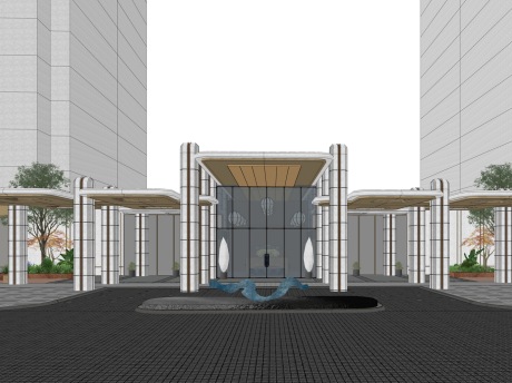 上海华润澐启滨江示范区SU模型