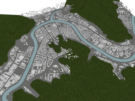 城市规划SU模型