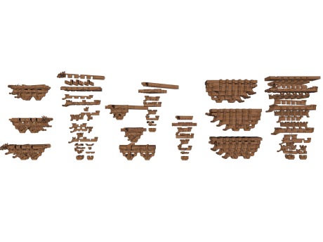 斗拱SU模型