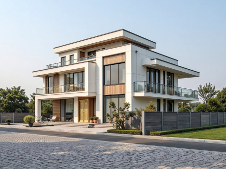 现代别墅自建房SU模型