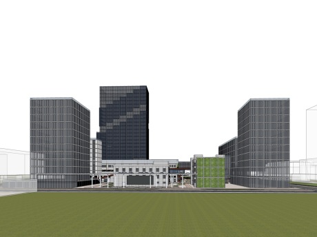 光谷硬科技产业智能制造基地江城实验室SU模型