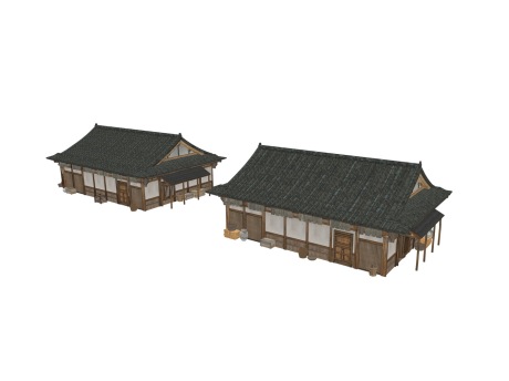 日式民居SU模型
