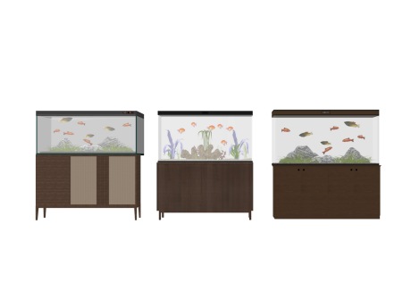 鱼缸水族SU模型