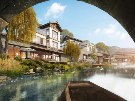 大理风情度假村SU模型