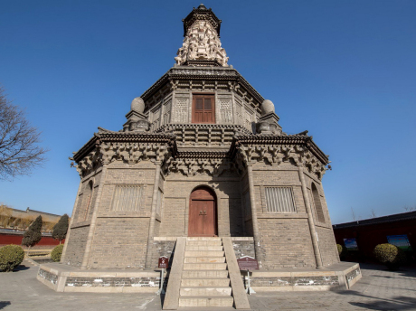 河北石家庄广惠寺华塔SU模型